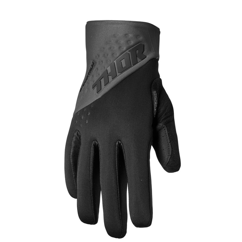 Thor Spectrum Cold Black Charcoal Off Road Gloves Size 2XL