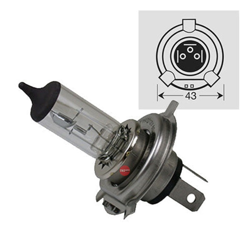 Darbi H4 +50 12v 60/55w P43T Bulbs Todo #51660