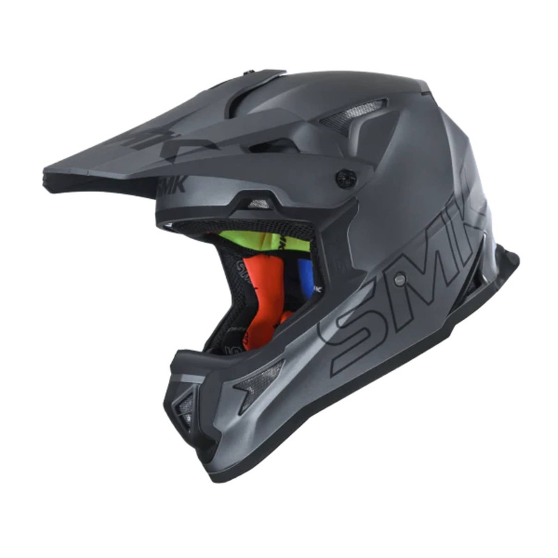 SMK Allterra Anthracite Off Road Helmet Size Medium 57cm