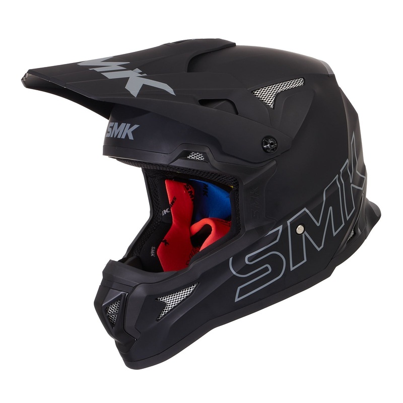 SMK Allterra Matt Black Off Road Helmet Size XS 54cm