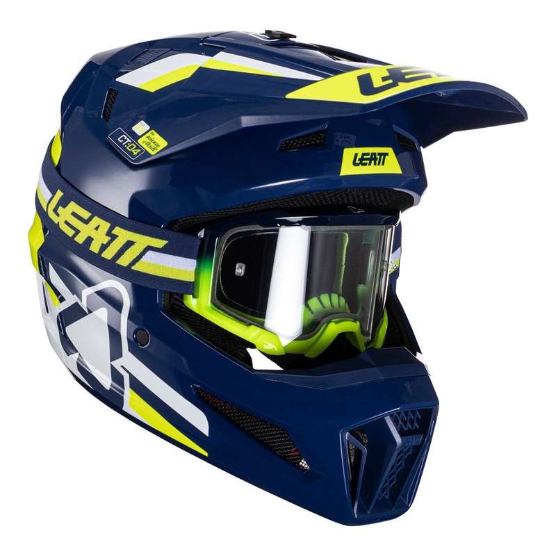 Leatt 2024 3.5 - Blue Helmet & Goggle Kit Size Small 56cm