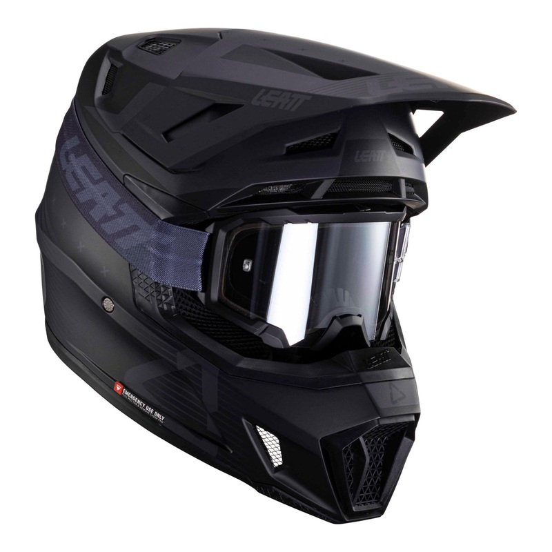 Leatt 2024 7.5 - Stealth Helmet & Goggle Kit Size XS 54cm
