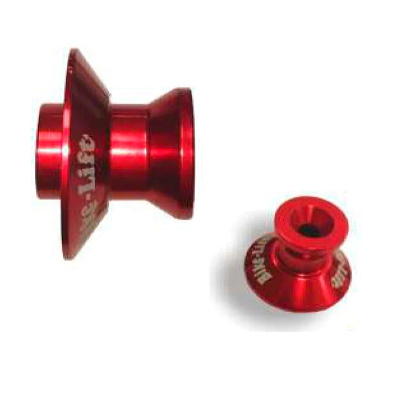 Bike Lift 6mm REAR STAND BOBBIN SET RED (NEW STYLE)